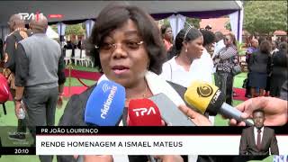 Restos mortais de Ismael Mateus  Sepultado no cemitério de Santa Ana [upl. by Inaliak265]