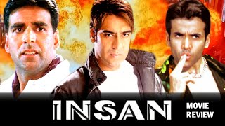 Insan 2005  Ajay Devgn  Akshay Kumar amp Tusshar Kapoor  Movie Review  Full Action Hindi Drama [upl. by Luas288]