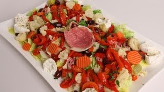 Antipasto Salad Recipe  Laura Vitale  Laura in the Kitchen Episode 348 [upl. by Wanonah]