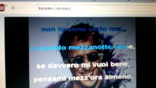 Una carezza in un pugno karaoke cantata da me [upl. by Nadnerb301]