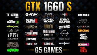 GTX 1660 Super  65 Games Tested in 2024🔥 [upl. by Dygall246]