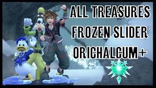 Kingdom Hearts 3 Frozen Slider Treasures Locations KH3 Orichalcum for the Ultima Weapon [upl. by Bainter]