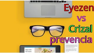 Eyezen and crizal prevencia lenses difference [upl. by Sidnala604]