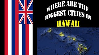 Hawaii Top 100 Cities  2024 Population Estimates [upl. by Annaihs]