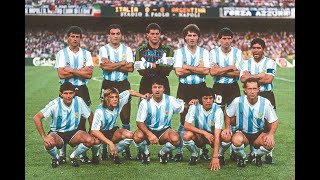 Argentina  Mundial Italia 1990 [upl. by Aisatsan39]