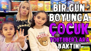 2 ÇOCUK YOUTUBERA BAKARAK BİR GÜN GEÇİRMEK  Delirdim OykuKarta elifsinemtv [upl. by Akcinahs676]