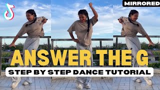 ANSWER THE G DANCE TUTORIAL Step by Step  Ana Bensig [upl. by Lobell]