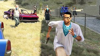 Marabunta Grande vs Madrazo Cartel vs LSPDSWAT  LSPD vs Aztecas  GTA 5 NPC Wars 60 [upl. by Staford]