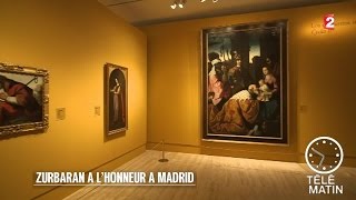 Expo  Madrid  Zurbarán peintre du siècle d’or espagnol  20150724 [upl. by Odeen]