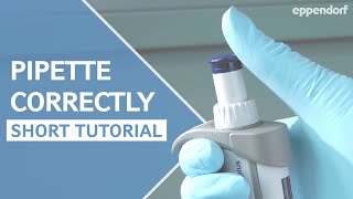 How to pipette correctly – a short stepbystep introduction into proper pipetting [upl. by Swartz]