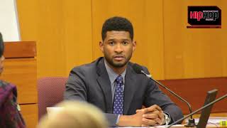 Shocking Singer Usher Loses His Cool on Witness Stand [upl. by Orteip]