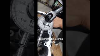 Crankshaft Main Bearing Bolt Tightening automobile mechanic everyone viralshort [upl. by Zanahs]