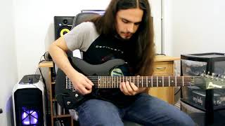 VEIL OF MAYA  quotDoublespeakquot Guitar Cover [upl. by Loria]