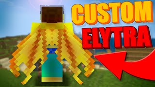 How To Make Your Own CUSTOM ELYTRA in Minecraft Bedrock Edition  Full tutorial [upl. by Victorie]