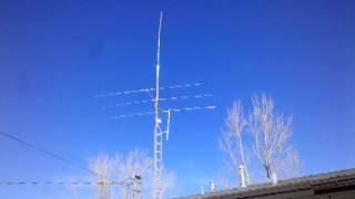 Modificacion Antena YAGI UDA tres elementos de fabricacion cacera para 11 metros [upl. by Sokil]