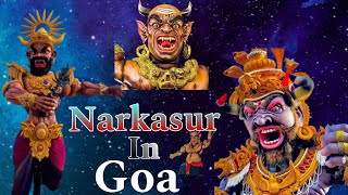 Narkasur in goa  Narkasur competition 2024  Best performance of Goan Narkasur  Kdvlogger Goa [upl. by Aeslahc]