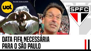 SÃO PAULO ESTÁ NO LIMITE FÍSICO A PARADA PARA A DATA FIFA ERA NECESSÁRIA DIZ ARNALDO RIBEIRO [upl. by Aicissej]