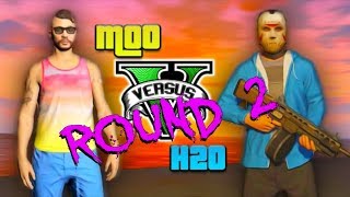 GTA 5 Fun  Moo vs Delirious Round 2 [upl. by Aicnetroh]