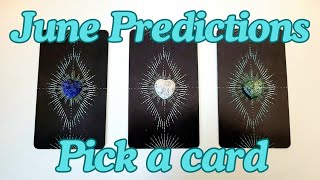 ✨ June predictions  Pick a card ✨ [upl. by Atiseret]