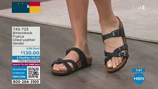 Birkenstock Franca Oiled Leather Sandal [upl. by Odnamla]