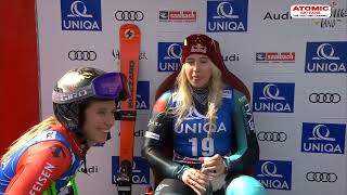 AUDI FIS Ski World Cup finals  Womens GS  Saalbach AUT March 17 2024 2nd run [upl. by Keynes]