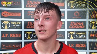 Dundee Uniteds Brandon Forbes reflects on memorable senior debut against Ayr United [upl. by Lotsirb568]