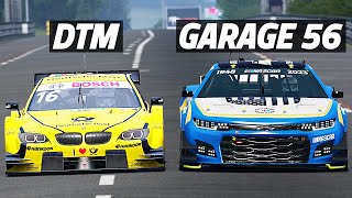 Can A DTM Car Beat The NASCAR GARAGE 56 [upl. by Earehc746]