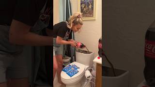 Wife pranks husband in most creative hilarious way EVER 😂 tonyandangel funnycouple prank [upl. by Claudelle926]