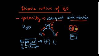 Water Properties  Dipolar nature Hydrogen bonding Simplified [upl. by Uhej941]