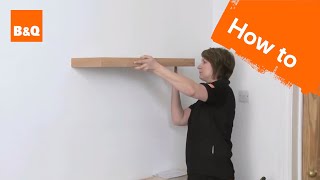 How to put up a floating shelf [upl. by Fronniah]