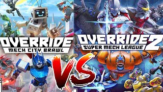 Override Mech City Brawl vs Override 2 Mech City League [upl. by Higgs249]