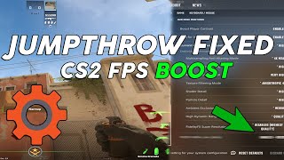 CS2 Best Settings Guide  FPS Boost Jumpthrow Bind Fixed amp More [upl. by Loggins]