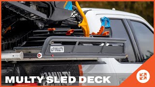 MULTY® Truck Deck  Snowmobile amp ATV Carrier  PolyBoard® Decking [upl. by Isidora]