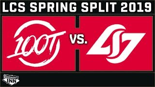 100 vs CLG  LCS Spring Split  Woche 3 Tag 2 GER [upl. by Stoll598]