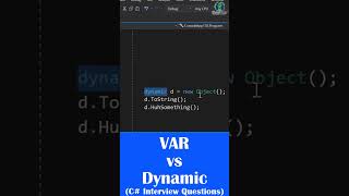 C Interview question  VAR vs Dynamic [upl. by Annohsed27]