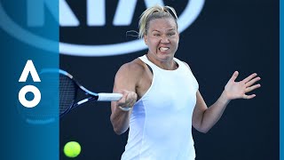 Kaia Kanepi v Monica Puig match highlights 2R  Australian Open 2018 [upl. by Ivonne]