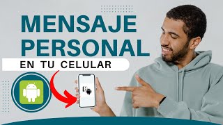 Como Poner Mensaje Personal en Pantalla De Bloqueo De Tu Celular Android [upl. by Auhoj]