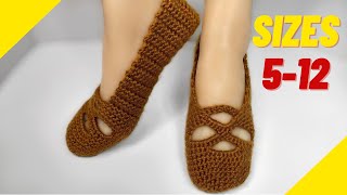 Peekaboo Crochet Slipper Tutorial [upl. by Horatius]