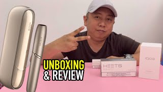 IQOS 3 DUO GOLD and HEETS  Unboxing and Review [upl. by Aiouqahs643]