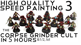 How to paint the Corpse Grinder Cult  Necromunda [upl. by Suehtomit]