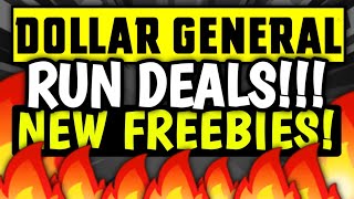 🔥NEW RUN DEALS amp FREEBIES🔥LETS GOO🔥DOLLAR GENERAL COUPONING THIS WEEK🔥DG COUPONING DEALS🔥 [upl. by Ettesus]