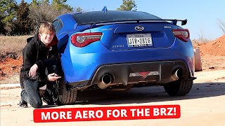 BRZ Rear Spats Install [upl. by Nnylharas]