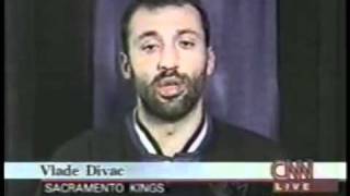 Vlade Divac  CNNs Larry King Live  NATO is wrong March 24 1999 [upl. by Ellenrahs]