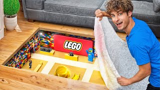 I Built a SECRET Lego Store In My Room [upl. by Janaya715]