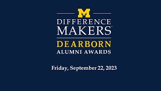 2023 Alumni Difference Makers Awards Ceremony September 22 [upl. by Feodor]