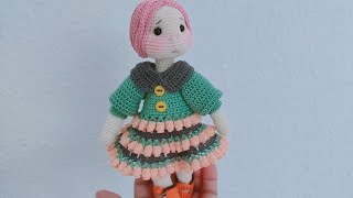 Tulips crochet dress 👗 tutorial [upl. by Aitahs]