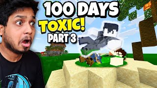 ACID RAIN IN 100 DAYS MINECRAFT TOXIC WORLD  DAY 3 [upl. by Keyser93]