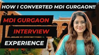 My MDI Gurgaon Interview Experience  Converted MDI Gurgaon interviewquestions catpreparation [upl. by Marinna]