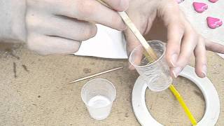 Tutorial How to apply resin to Polymer Clay Jewelry [upl. by Marabel]