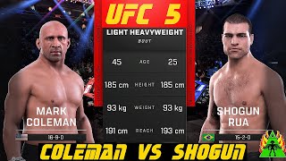 UFC 5  COLEMAN VS SHOGUN [upl. by Rotsen]